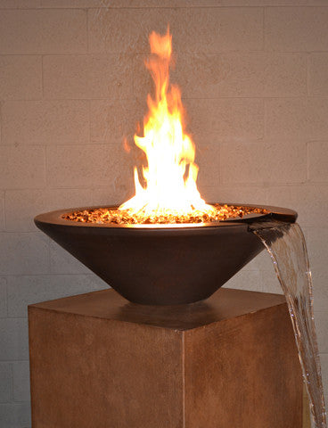 Fire by Design® Geo Round "Essex" GFRC Fire Bowl Kit
