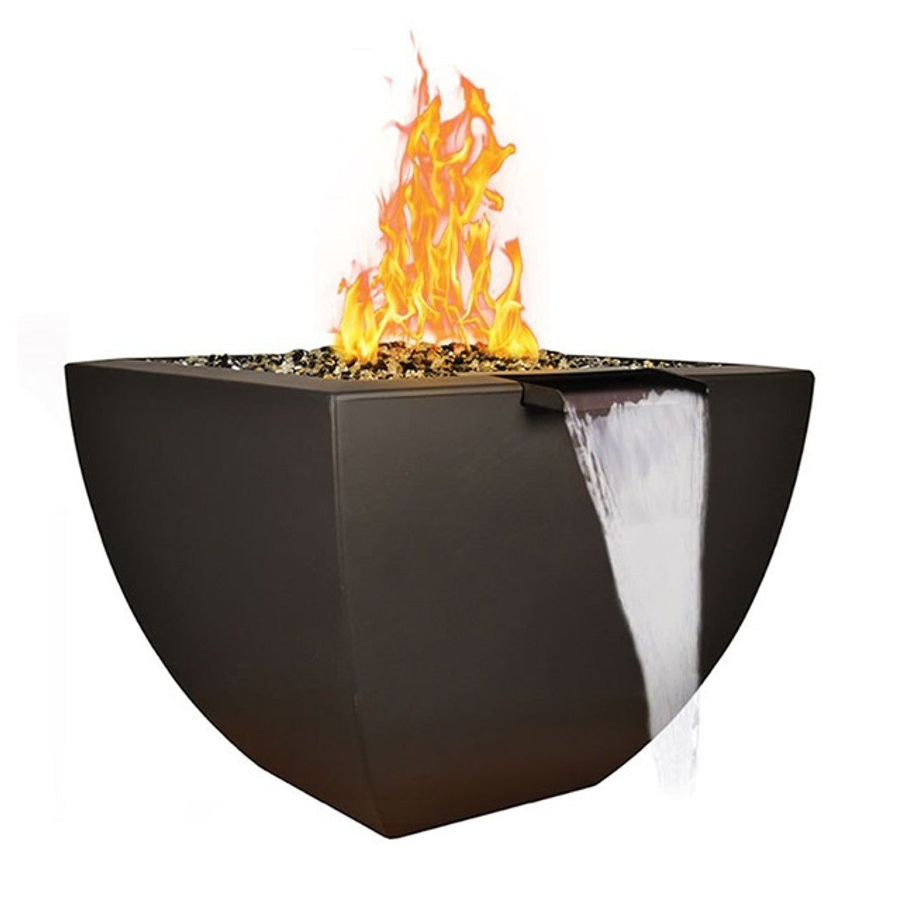 Fire by Design® Legacy Square GFRC Fire & Water Vase Kit