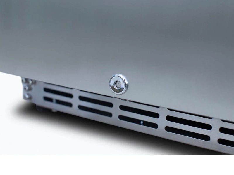 TrueFlame 15-Inch 3.2 Cu. Ft. Outdoor Fridge with Glass Door