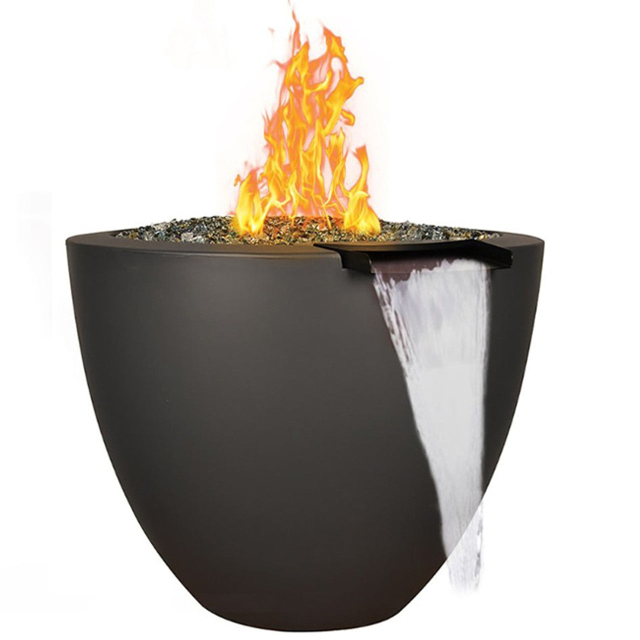 Fire by Design® Legacy Round GFRC Fire & Water Vase Kit