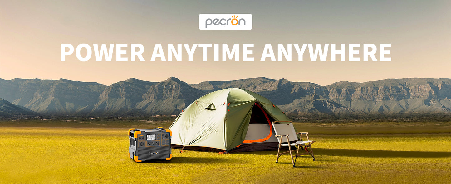 Pecron E1500LFP Solar Generator – Portable Power Station