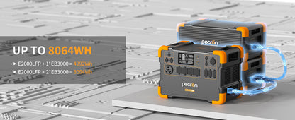Pecron E2000LFP Solar Generator | 1,920 Wh LiFePO₄ 2000 W Portable Power Station