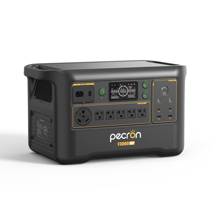 Pecron F3000LFP Solar Generator | 3,072 Wh LiFePO₄ 3600 W Portable Power Station