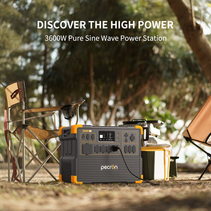 Pecron E3600LFP Solar Generator – Ultra-High Capacity Portable Power Station
