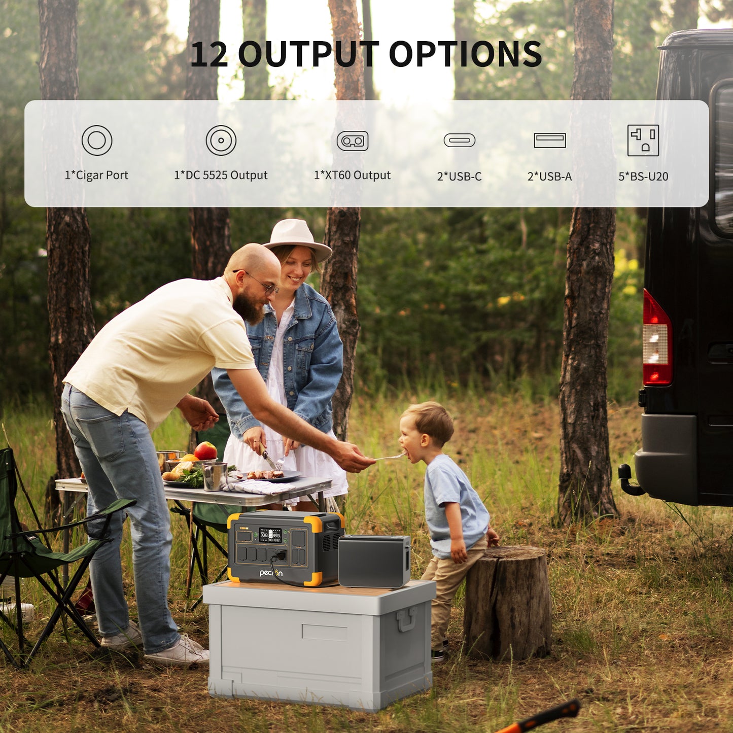 Pecron E1000LFP Solar Generator – Portable Power Station