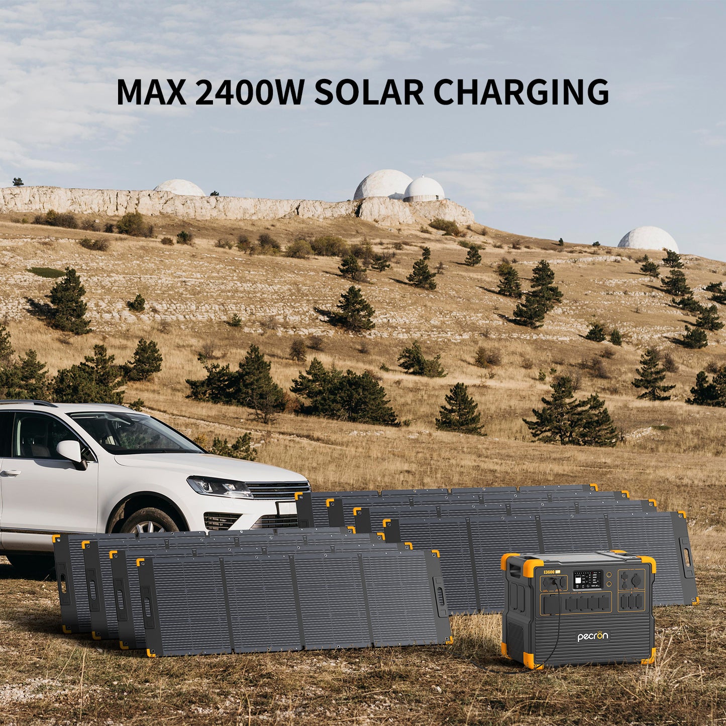 Pecron E3600LFP Solar Generator – Ultra-High Capacity Portable Power Station