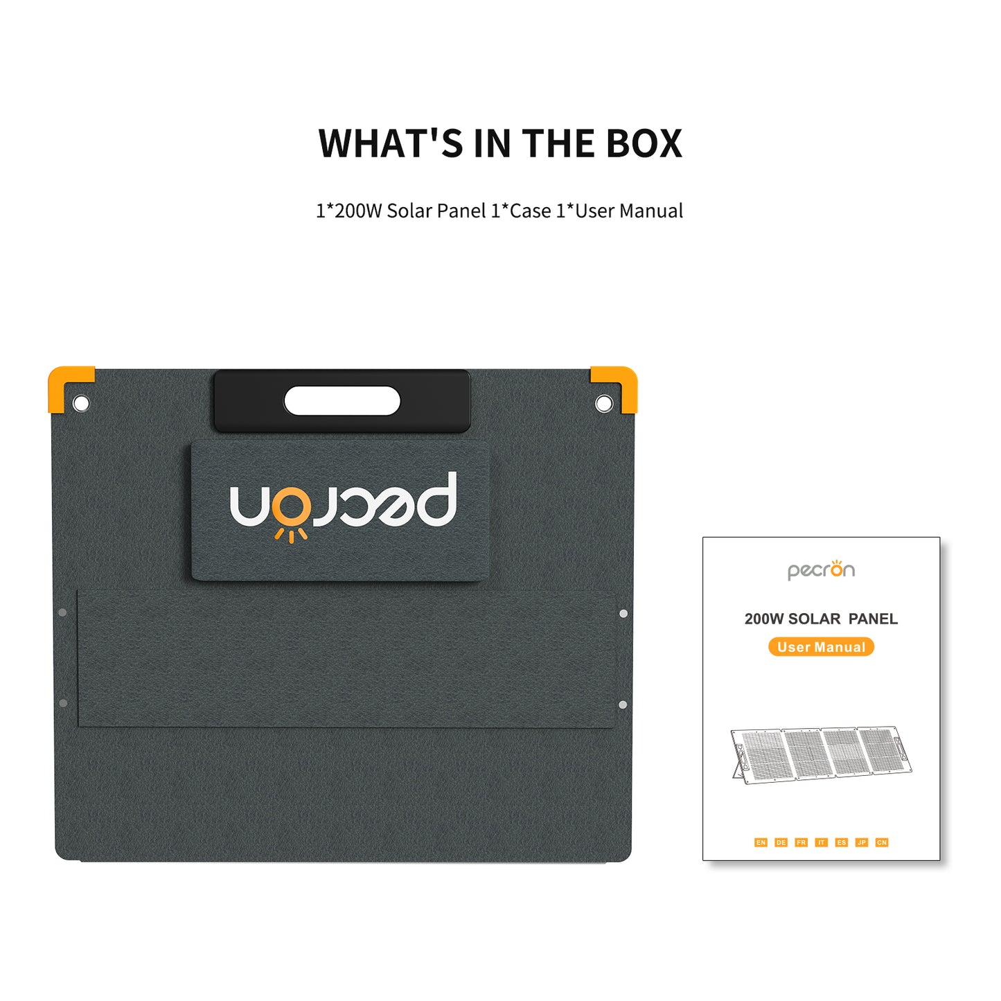 Pecron PV300 Solar Panel | 300 W Foldable Monocrystalline Portable Solar Charger