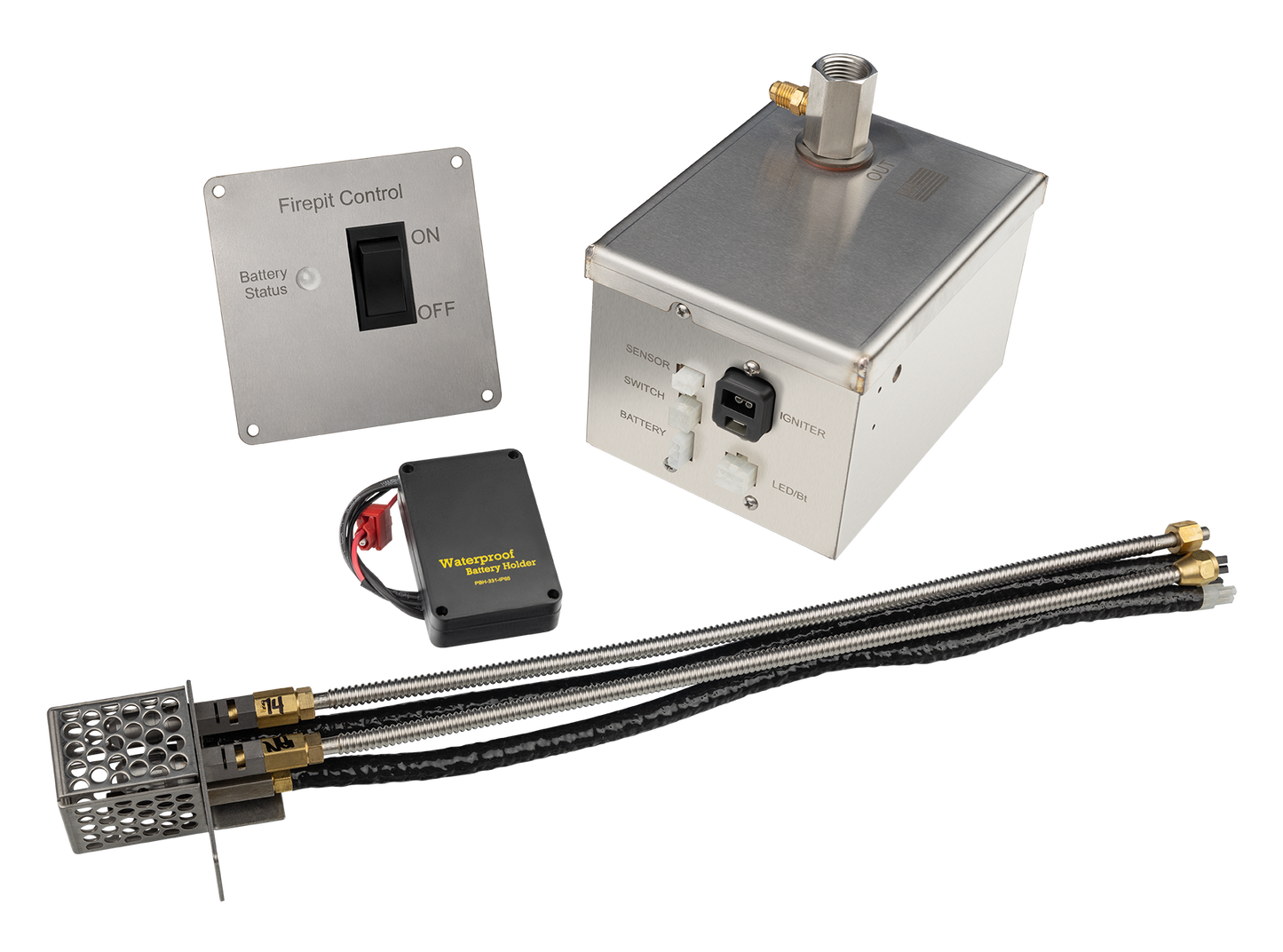 Fire By Design – Battery Powered Ignition System (ON/OFF or Bluetooth)