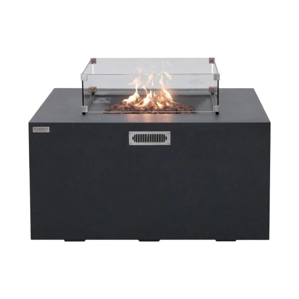 Elementi Rocky Fire Table With Propane Tank Drawer OFG310
