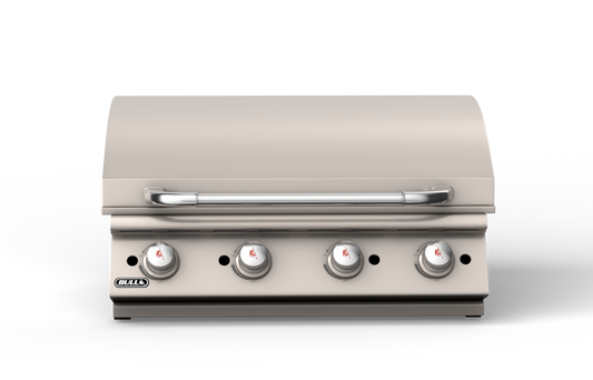 Bull 30-Inch 4-Burner Built-In Commercial Style Flat Top Griddle
