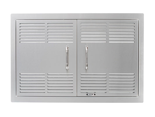Bull 30-Inch Vented Stainless Steel Double Access Doors with Reveal