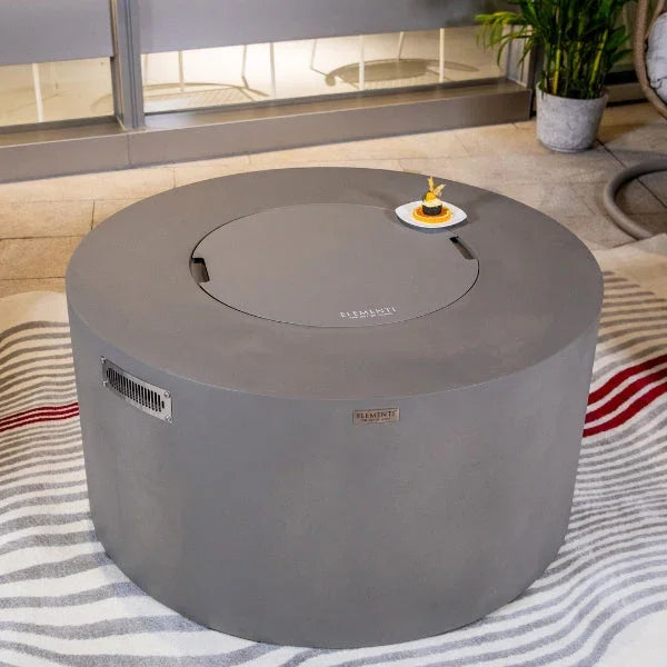 Elementi Pacaya Fire Table With Propane Tank Drawer OFG311