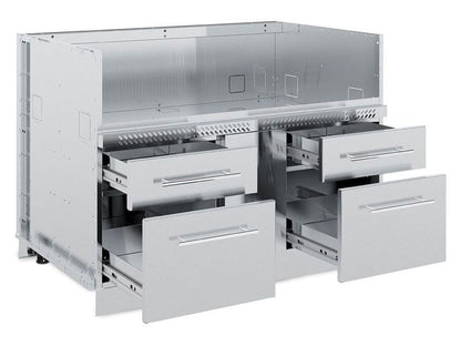 Broil King Imperial QS 690i 6-Burner Gas Grill Island With Rotisserie & Side Burner & iQue™ Technology Control