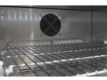 Broil King 70 x 118-Inch Outdoor Kitchen Island with Imperial S 690i 6-Burner Gas Grill, Rotisserie, Side Burner & Refrigerator