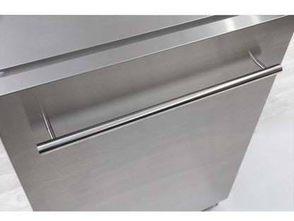 Broil King 11-Foot Outdoor Kitchen Island with Imperial QS 690i 6-Burner Gas Grill, Rotisserie, Side Burner, Sink, Refrigerator & iQue™ Technology Control