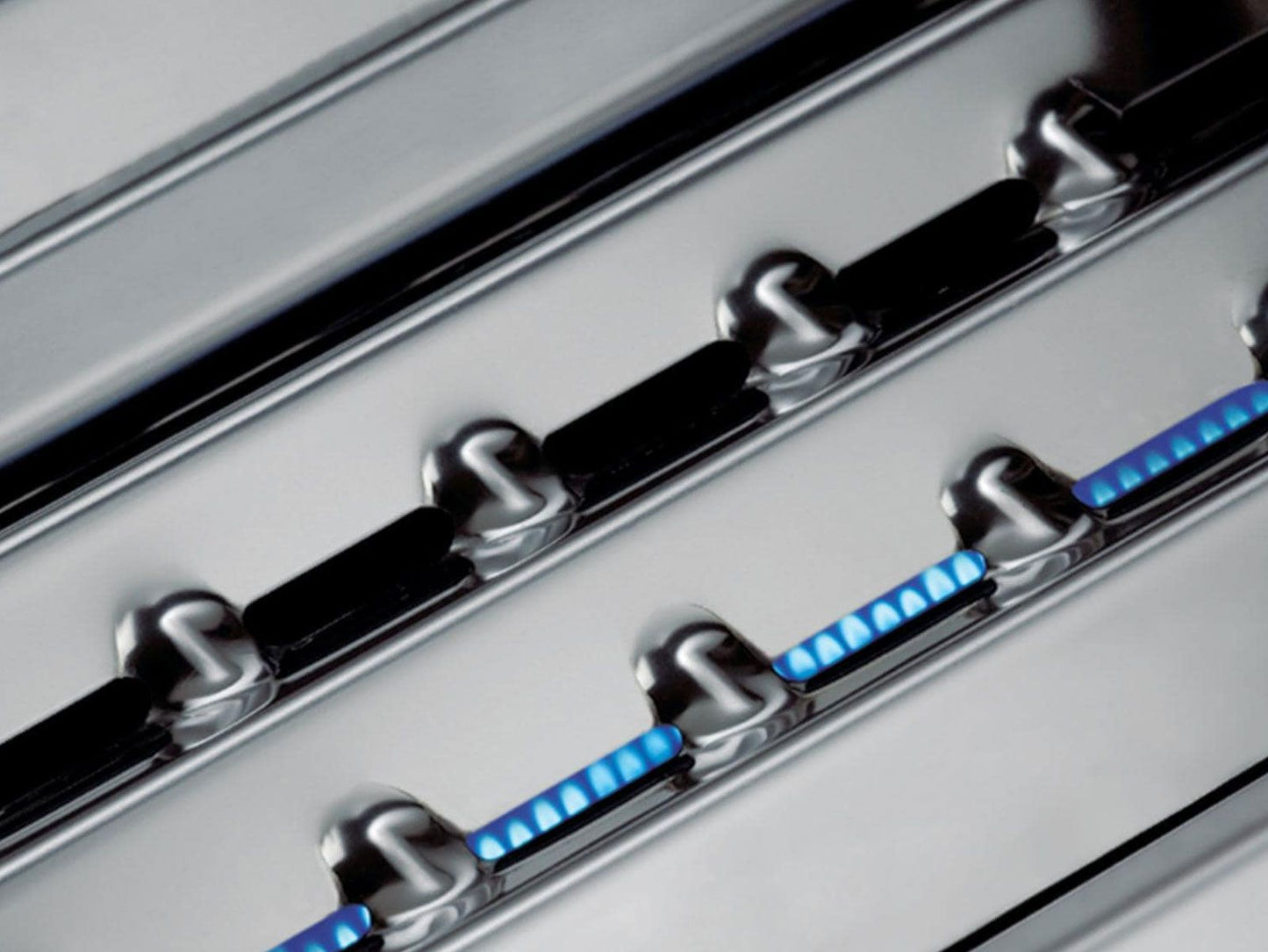 Broil King 111 x 70-Inch Outdoor Kitchen Island with Imperial QS 590i 5-Burner Gas Grill, Rotisserie, Side Burner, Refrigerator & iQue™ Technology Control