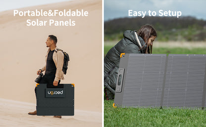 Pecron PV300 Solar Panel | 300 W Foldable Monocrystalline Portable Solar Charger