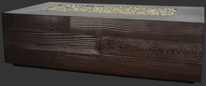 Fire by Design® Aspen Rectangle GFRC Fire Pit Kit