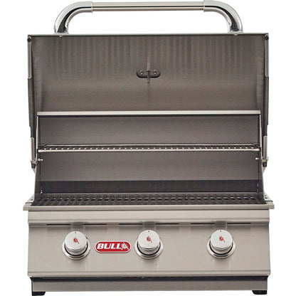 Bull Steer Premium 25-Inch 3-Burner Built-In Gas Grill