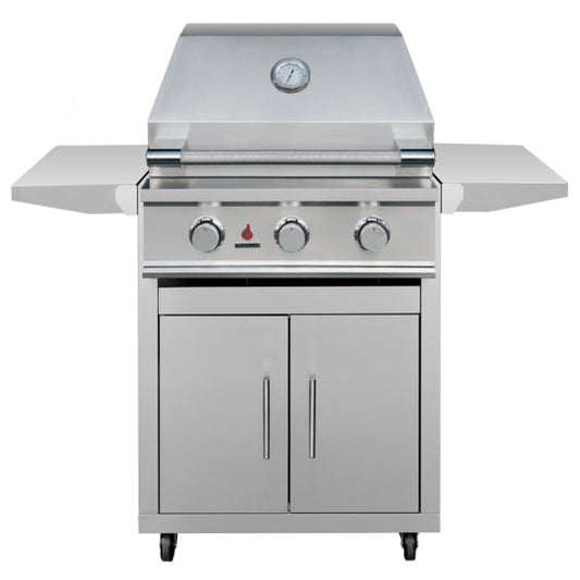 TrueFlame E Series 25-Inch 3-Burner Freestanding Gas Grill