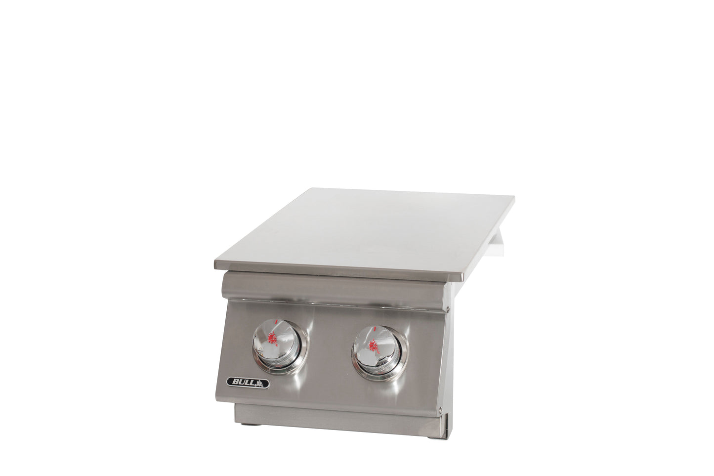 Bull Double Stainless Steel Built-In Side Burner with Stainless Steel Lid