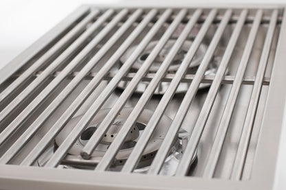 Bull Double Stainless Steel Built-In Side Burner with Stainless Steel Lid
