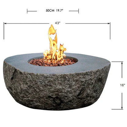 Elementi Boulder Fire Pit OFG110