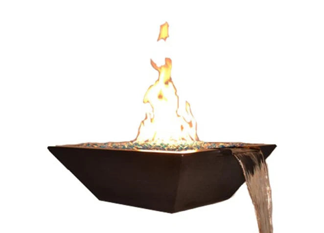 Fire by Design® Geo "Essex" Round GFRC Fire & Water Bowl Kit