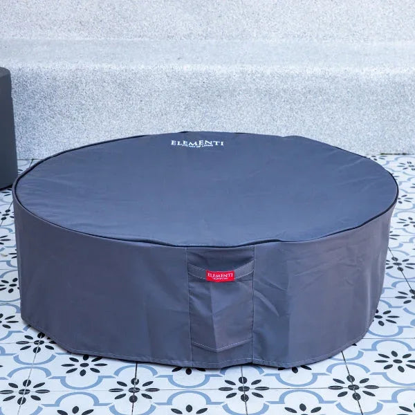 Elementi Plus Rose Bowl 48" Round Concrete Fire Bowl OFG420