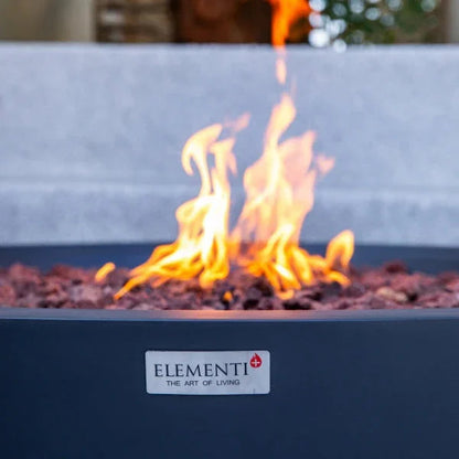 Elementi Plus Rose Bowl 48" Round Concrete Fire Bowl OFG420
