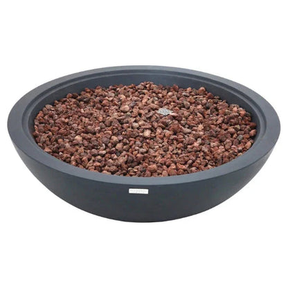 Elementi Plus Rose Bowl 48" Round Concrete Fire Bowl OFG420