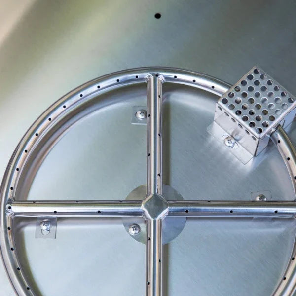 Elementi Plus Rose Bowl 48" Round Concrete Fire Bowl OFG420