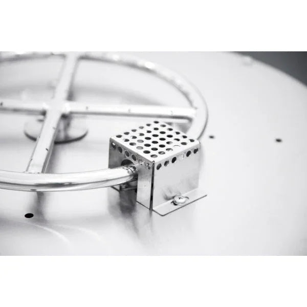 Elementi Plus Rose Bowl 48" Round Concrete Fire Bowl OFG420