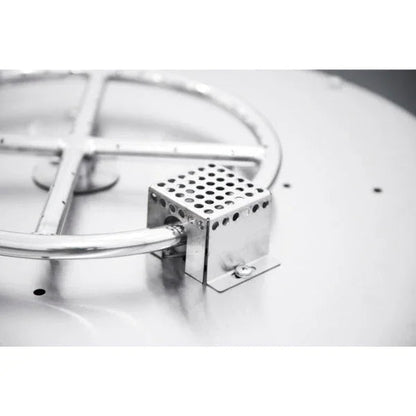 Elementi Plus Rose Bowl 48" Round Concrete Fire Bowl OFG420