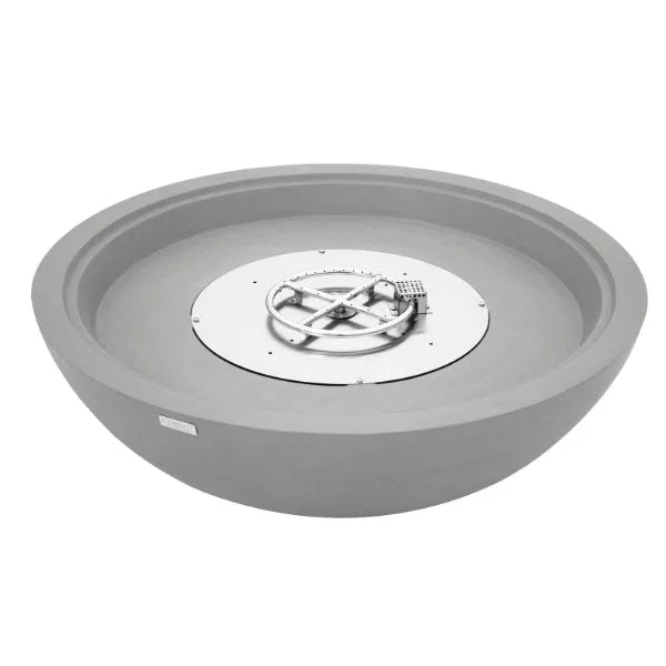 Elementi Plus Rose Bowl 48" Round Concrete Fire Bowl OFG420