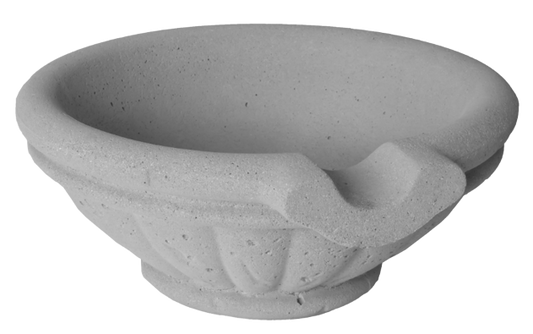 Round Handcrafted Natural GFRC Fire & Water Bowl – Tuscany