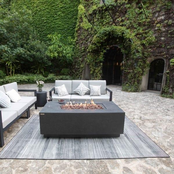 Elementi Andes Fire Table With Propane Tank Holder