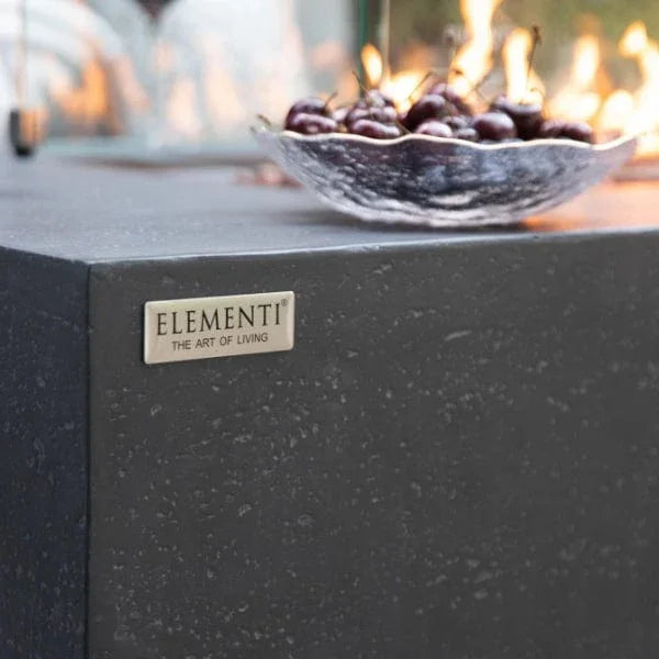 Elementi Andes Fire Table With Propane Tank Holder