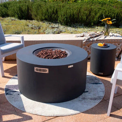 Elementi Pacaya Fire Table With Propane Tank Drawer OFG311