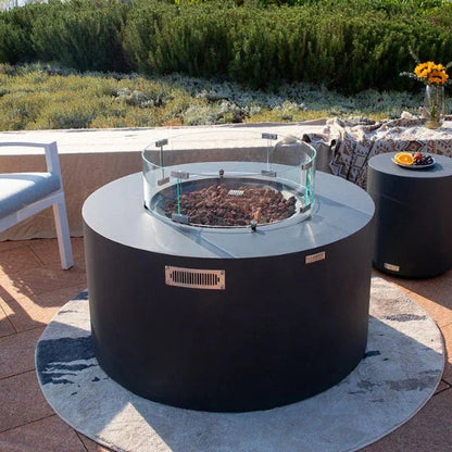 Elementi Pacaya Fire Table With Propane Tank Drawer OFG311