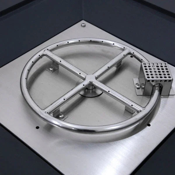 Elementi Rocky Fire Table With Propane Tank Drawer OFG310