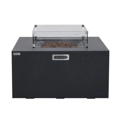Elementi Rocky Fire Table With Propane Tank Drawer OFG310