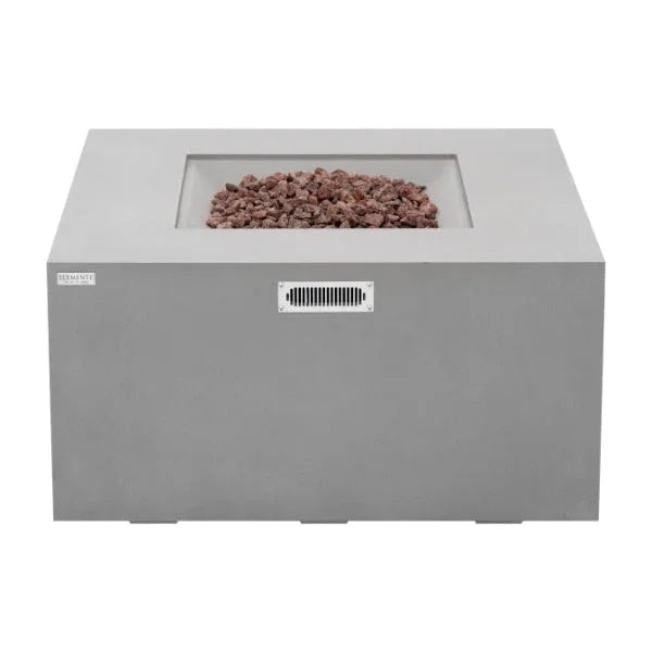 Elementi Rocky Fire Table With Propane Tank Drawer OFG310