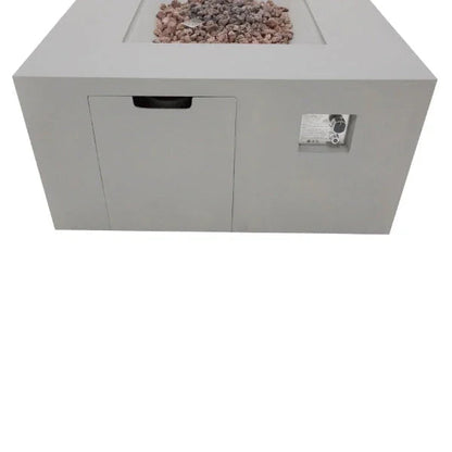 Elementi Rocky Fire Table With Propane Tank Drawer OFG310