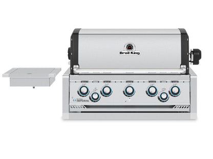 Broil King 8-Foot Outdoor Kitchen Island with Imperial S 590i 5-Burner Gas Grill, Rotisserie & Side Burner