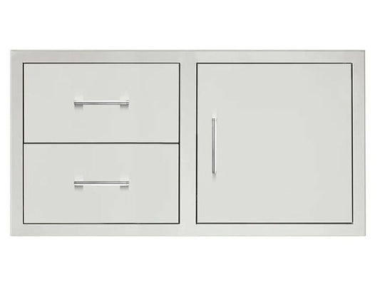 TrueFlame 42-Inch 2-Drawer & Access Door Combo