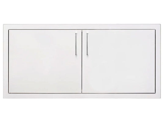 TrueFlame 36-Inch 2-Drawer Dry Storage Pantry & Enclosed Cabinet Combo