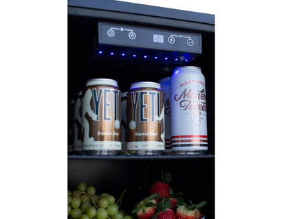 TrueFlame 15-Inch 3.2 Cu. Ft. Outdoor Fridge with Glass Door